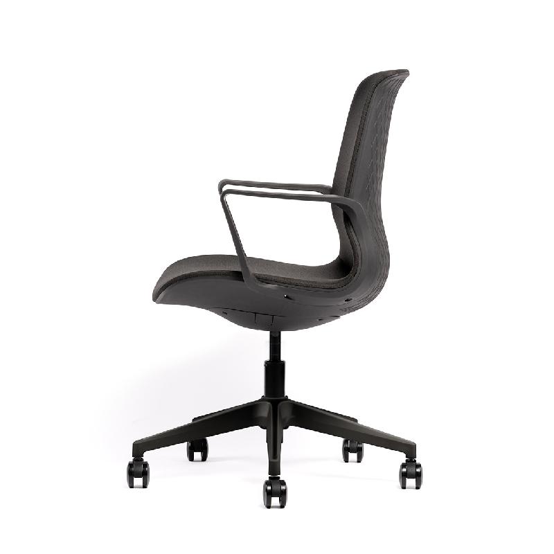 Fauteuil de Bureau Izao : Design Contemporain et Ergonomie Intuitive - Noir_3