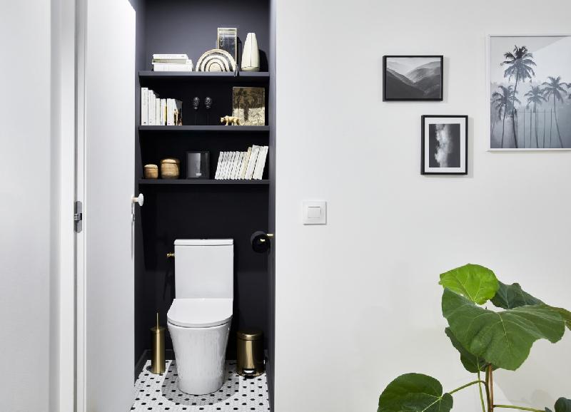 Poubelle de salle de bains 3L - or mat - Wenko Lou - inox avec récipient plastique amovible_3