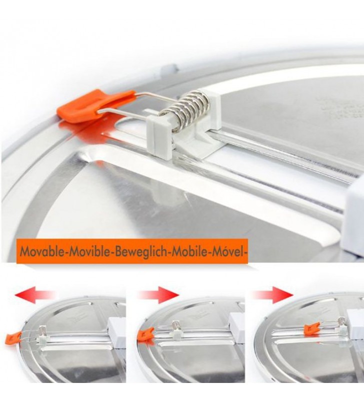 Downlight LED rond ajustable - 20W - Réf. PC20WAJC2 - S'adapte aux trous de 50mm à 205mm_3