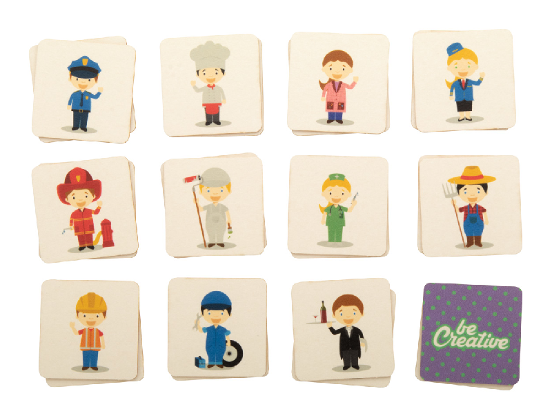 Jeu de mémoire personnalisé - 24 tuiles en carton avec motifs thématiques et boîte imprimée en quadri_3