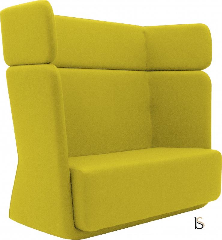 Canapé Softline Basket- 2 places - Feld Jaune, Haut_3