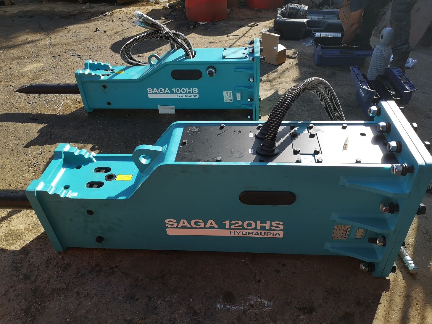 Outil de chantier MSB Saga 120 pour pelles hydrauliques de 13 à 18 tonnes