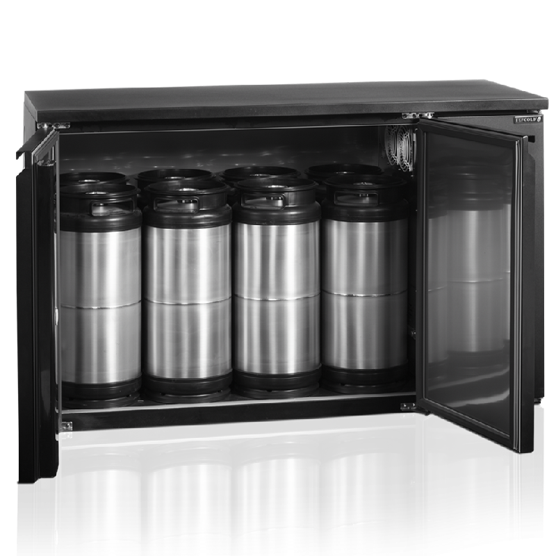 Refroidisseur de fût deux portes - 8 x 20 litres | Tefcold - CKC8_3