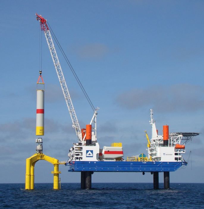 Bos 14000, grue portuaire avec capacité de levage jusqu'à 600 tonnes