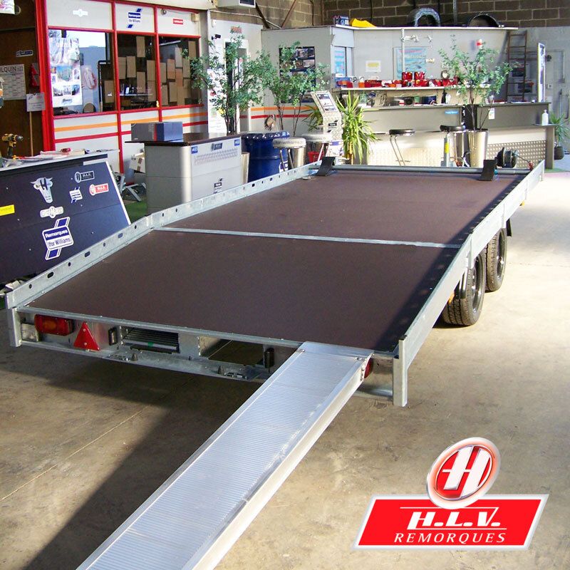 Remorque porte-engins professionnelle Hapert Indigo - 4,55 m de longueur utile, PTAC 3500 kg_3
