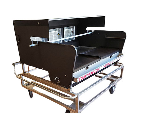 Tournebroche prestige de mobigrill :  l'alliance parfaite entre tourne broche et plancha_3