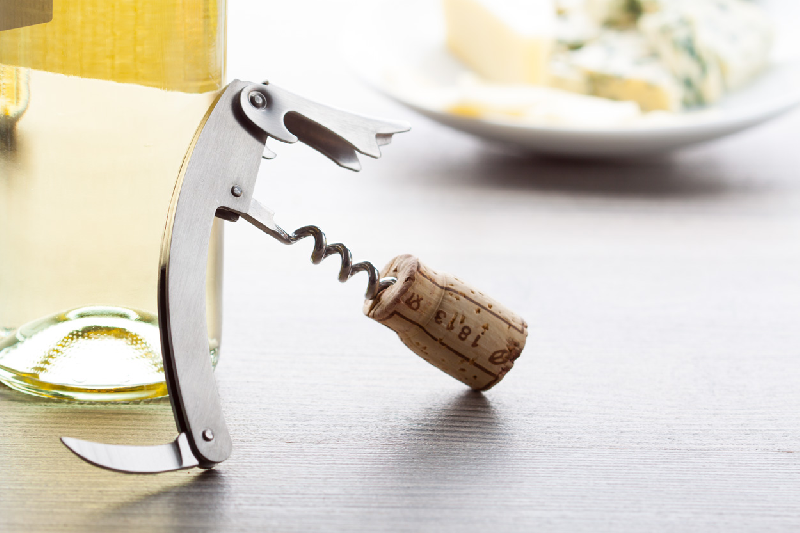 Sommelier en métal - couleur argenté - poids 56,67 g_3