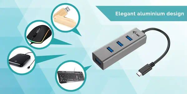 I-tec Metal USB-C HUB 4 Port_3