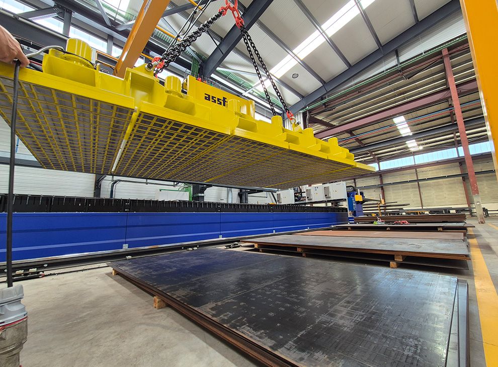 Traverse magnétique électropermanente - EPM-CO - pour une utilisation sur les machines de découpe laser - capacité 1500 kg - Assfalg_3