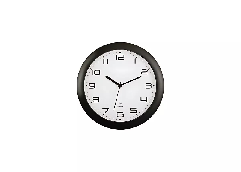 Horloge radio pilotée noire_3