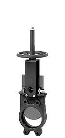 Vanne guillotine type A - Ako Innovations SAS - corps monobloc avec montage entre brides étanche d'un côté_3