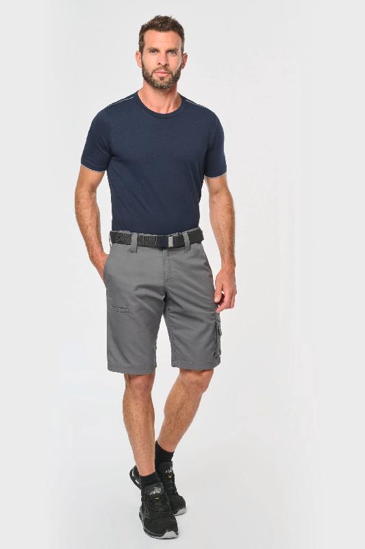 Bermuda de travail multipoches - Réf: WK763 - 65% polyester / 35% coton_3