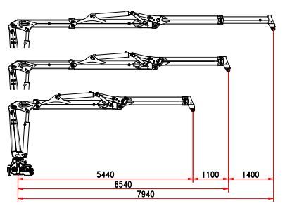 Grue R 110 s2l avec commandes au siège opérateur