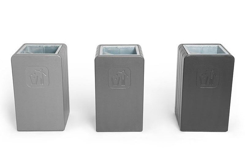 Poubelle publique Vega - Komserwis - Réf. 003335 - 40 L - Design Aneta Bolisąga_3