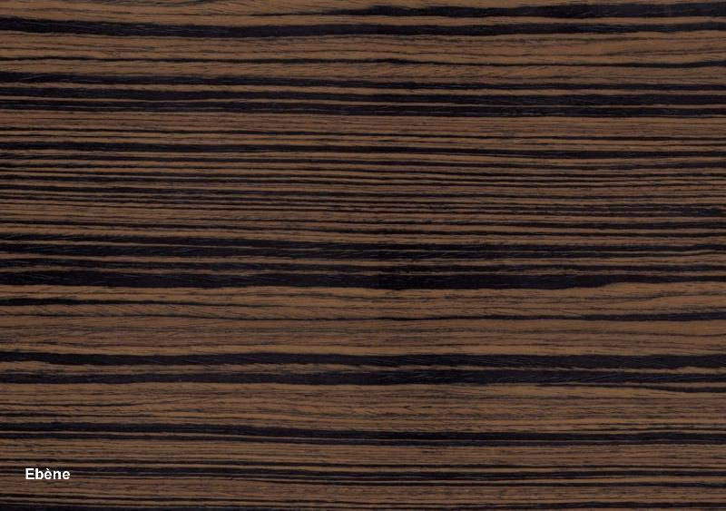 Table de réunion rectangulaire série X10 finition hébénisterie - Officity - 560, Ébène, Cuir noir_3