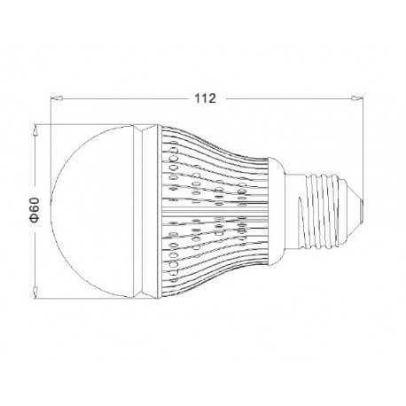Ampoule LED 7W E27 - Blanc neutre - Équivalent 60W incandescents_3