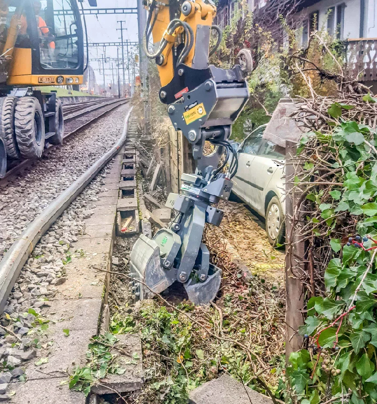 Grappin pour fondation de mât Egli - vérin hydraulique central - pression jusqu'à 350 bar - pour pelles 13-22 t_3