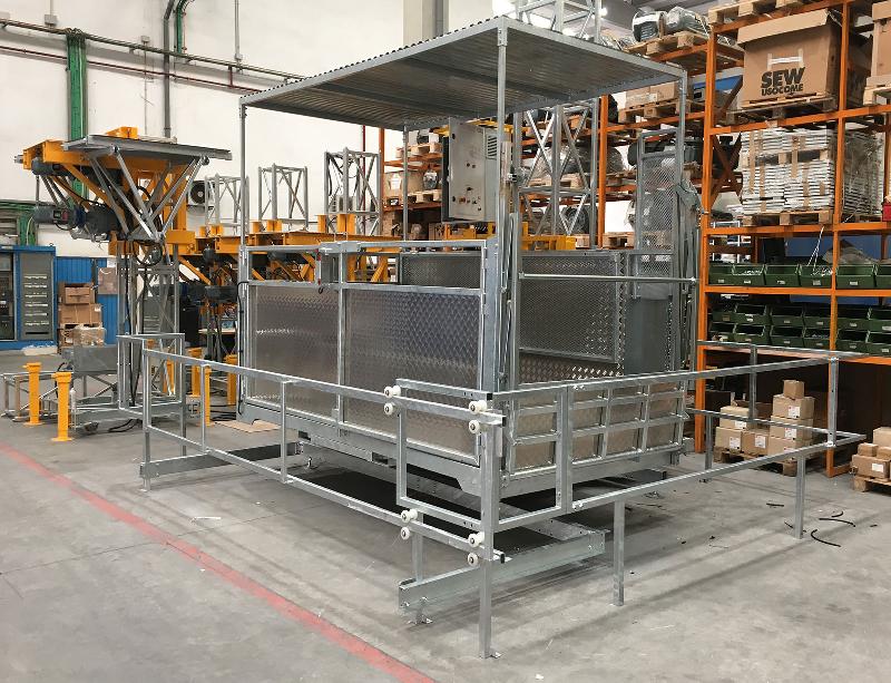 Plateforme de transport PH15 - Monte-charges pour personnes et matériaux - Hauteur 200 m - Charge utile jusqu'à 3000 kg_3