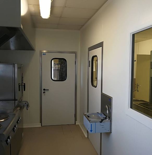 Porte de chambre froide inox bouchonné ou brossé - sur-mesure_3