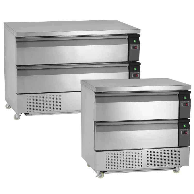 Soubassement réfrigéré UD2-3 Uni-Tiroir GN2/1 pces Inox TEFCOLD_3