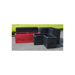 Jardinière linéaire recyclable - Polyéthylène rotomoulé, résistante gel/UV - Plusieurs coloris_3