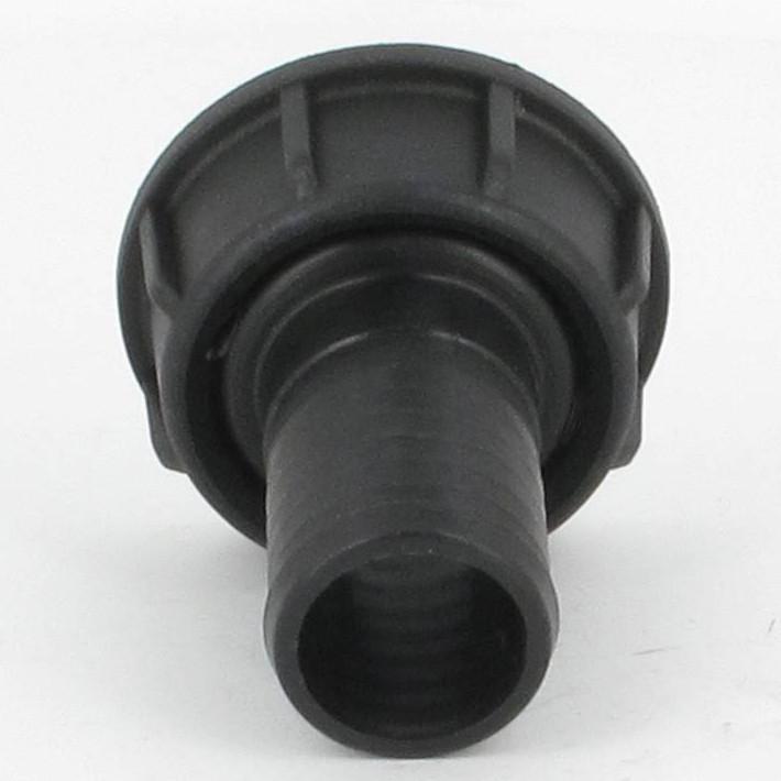 Raccord annelé - Droit - avec écrou - F 1