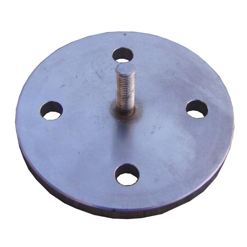 Base pour poteau de balisage acier - Acier inoxydable / A fixer_3