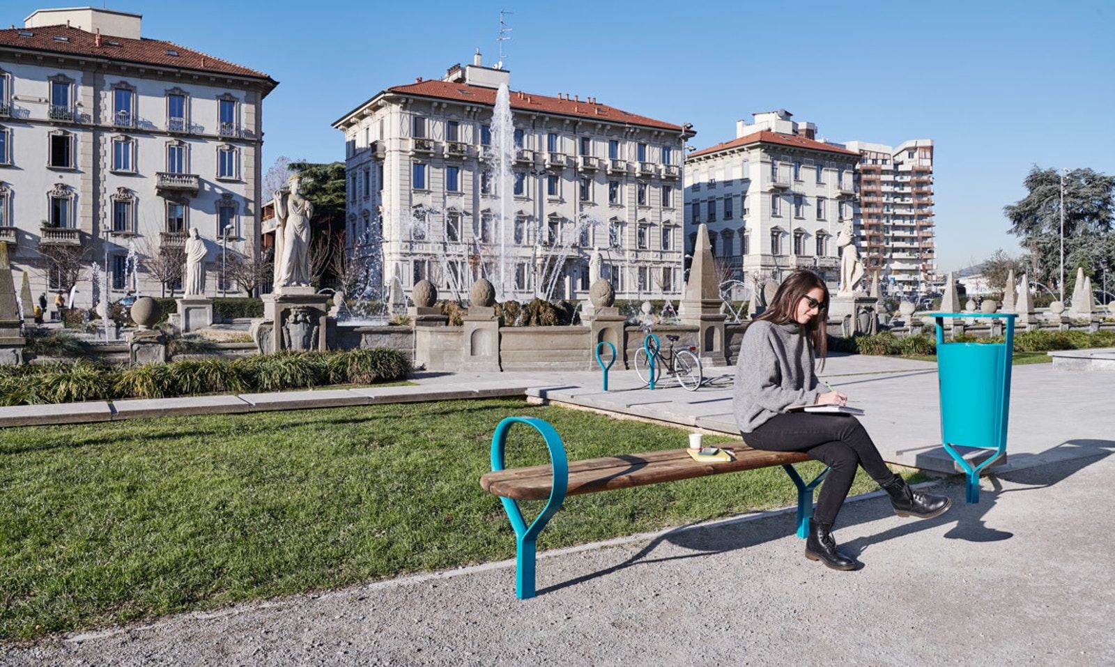 Folk - poubelle publique - vestre - 50 litres_3