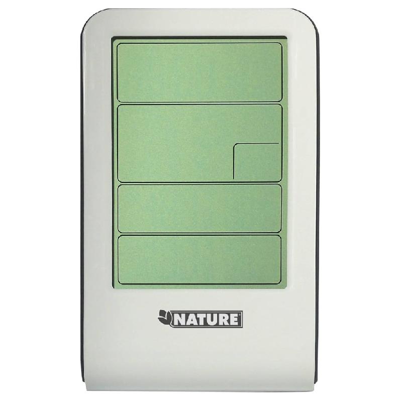 Nature station météo numérique h 14x8,5x3 cm blanc 447513_3