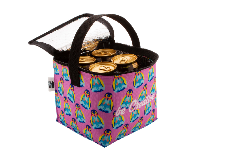 Sac isotherme sur mesure - polyester RPET 600D - doublé aluminium - 4 cannettes 0,33L_3