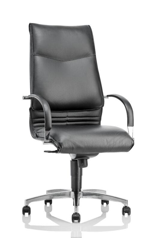Fauteuil de bureau ergonomique - FOCUS - cuir pleine fleur, mécanisme basculant, neuf_3