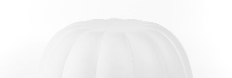 Grand pouf design Gelée - Slide - Blanc_3