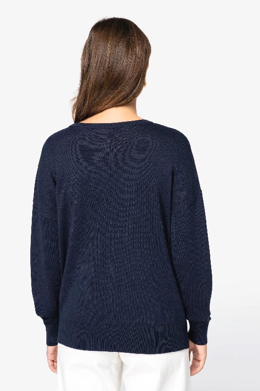 Cardigan écoresponsable en Lyocell pour femme - Native Spirit - Réf : NS922 - 50% coton biologique et 50% Lyocell TENCEL_3