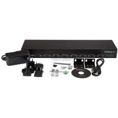 Hub série RS232 à  8 ports - Adaptateur USB vers 8x DB9 RS232 à  montage en rack_3