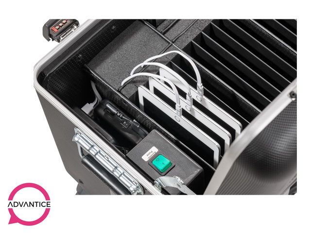 Paraproject Case U15 Plus - Classe mobile pour 15 tablettes jusqu'à 11'' avec kit réseau et hubs USB_3