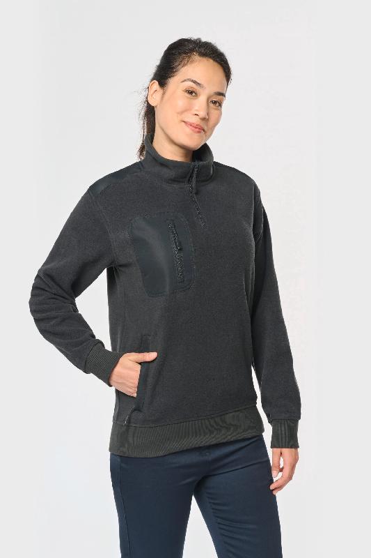 Polaire écoresponsable col zippé unisexe - Réf: WK905 - 100% polyester recyclé - WK. Designed To Work_3