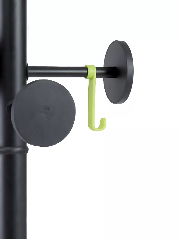 Porte manteau design sur pied noir STAN_3
