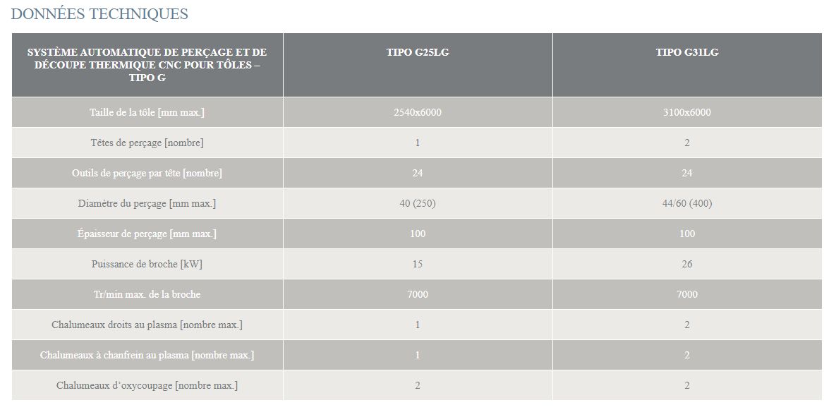 Tipo G - Machines d'oxycoupage Ficep - 24 outils de perçage par tête_3
