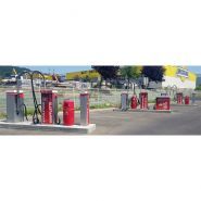 Machine de nettoyage de tapis pour station-service avec options de paiement sans contact