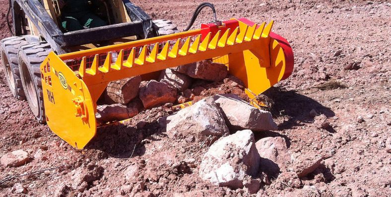 Ramasseuse de pierres hydraulique RH - Tasias - Taille des pierres de 20 à 50 cm - Compacte et robuste_3