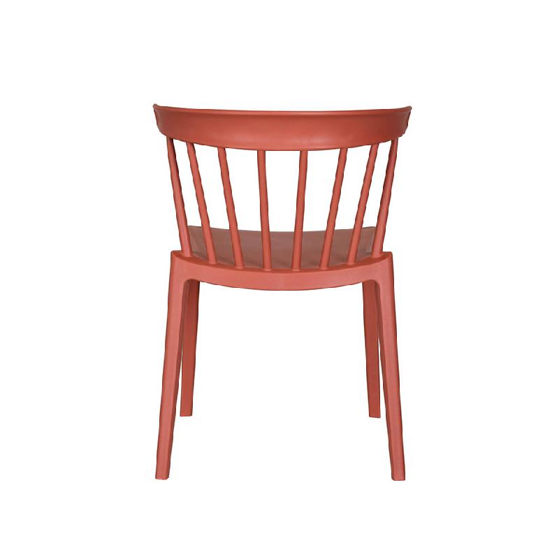 Windson - Chaise empilable en polypropylène terracotta_3