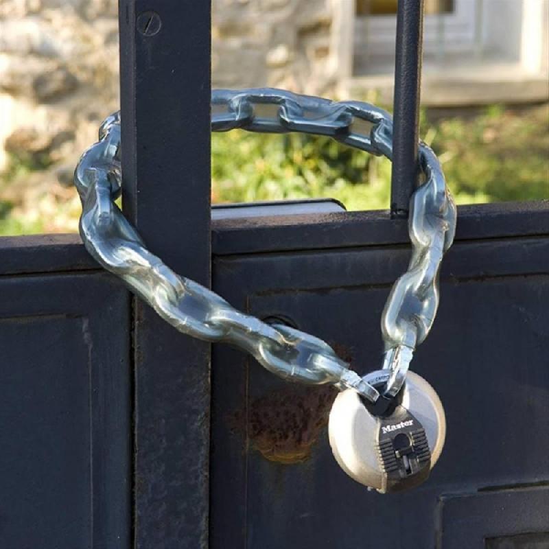 Cadenas à clé MASTER LOCK - acier inoxydable, l.70 mm - Haute résistance à la corrosion et sécurité renforcée_3