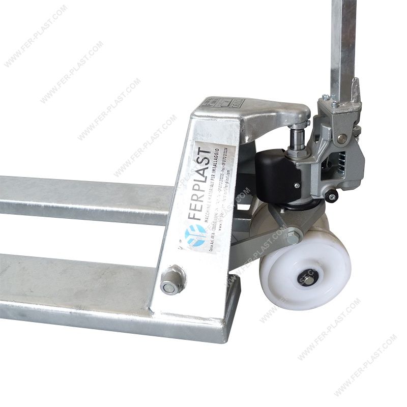 FPGS25-G - Transpalette manuel galvanisé Ferplast - 2500 kg - Structure en acier et pompe en laiton_3