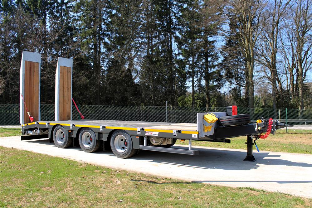 Remorque MAX300 conçue pour le transport d'engins lourds