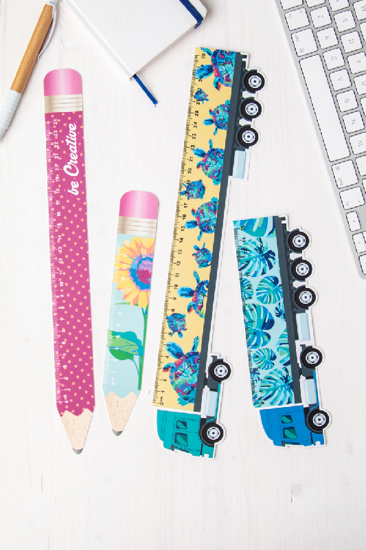 Règle flexible 24cm en forme de crayon - personnalisable avec impression UVLED_3