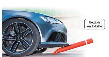 Potelet à mémoire de forme - polyuréthane teinté dans la masse - TOTAL - STI Balisage routier, flexible et résistant aux chocs_3