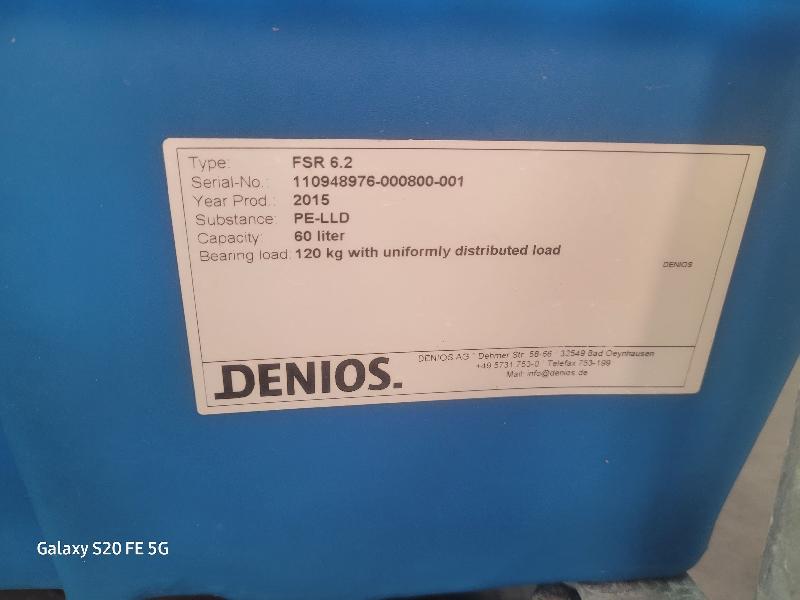 Bac de rétention mobile DENIOS PolySafe FSR 6.2 en polyéthylène (PE)_3