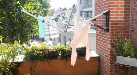 Séchoir WallFix Brabantia - 24 mètres - Gain d'espace et bon pour le dos - UGS475924_3