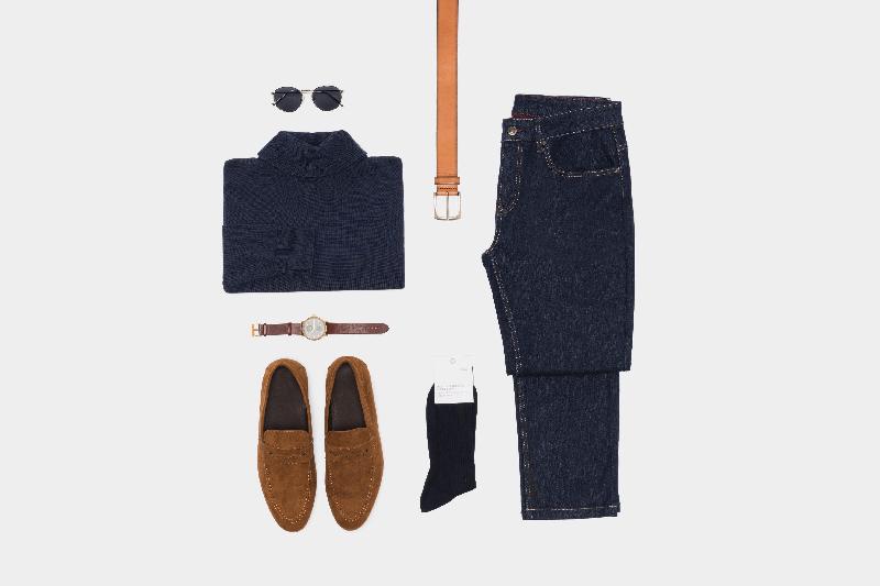 Chaussettes coton mercerisé rib 4x2 fil d'écosse homme - Kariban Premium - Réf: PK801_3