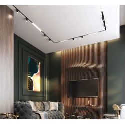 Spot LED sur rail modulable - Carline 5W - Éclairage polyvalent pour tous types d'environnements_3